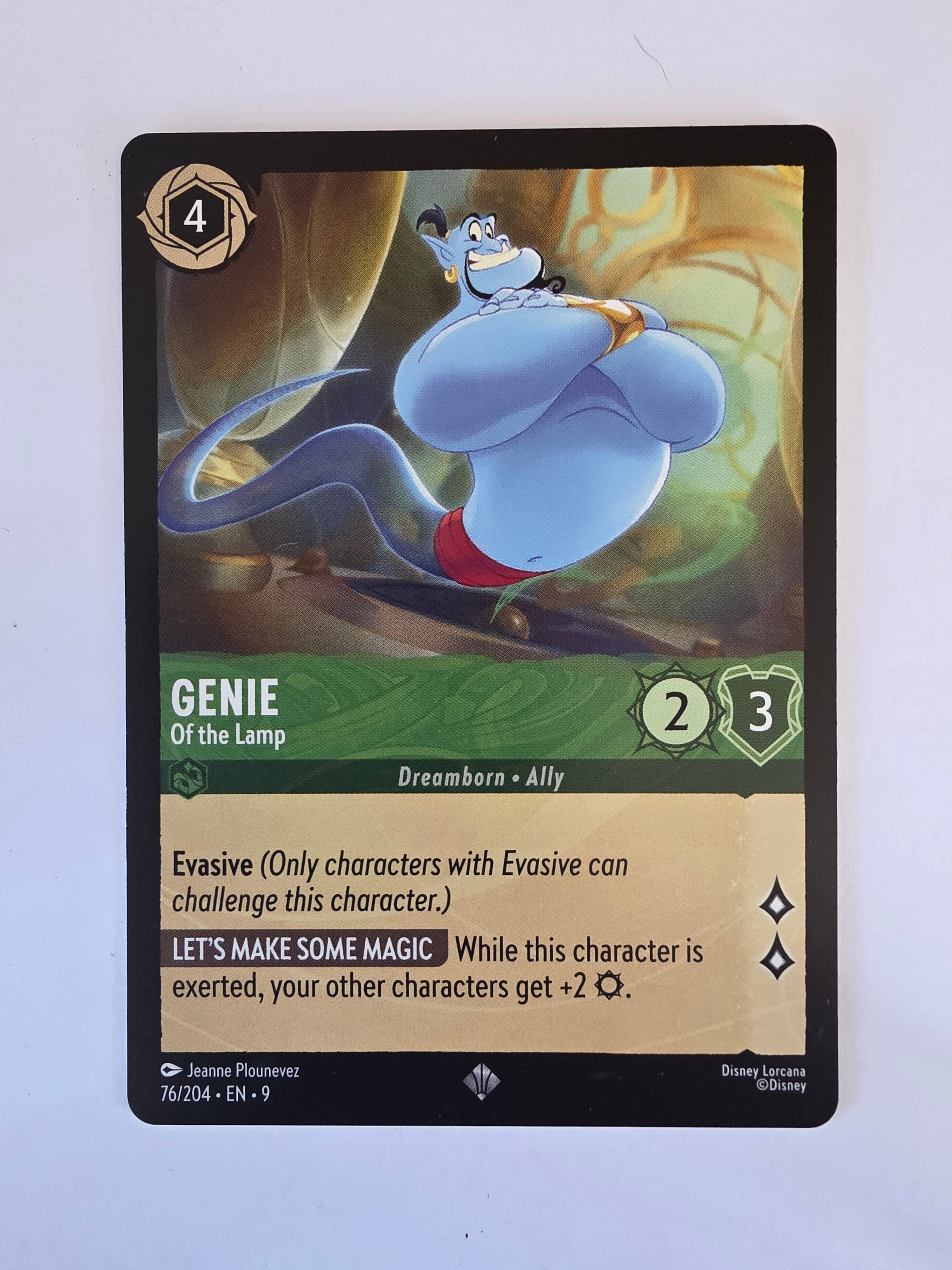 Disney Lorcana | Set 9 Fabled | 76/204 | Genie - Of the Lamp