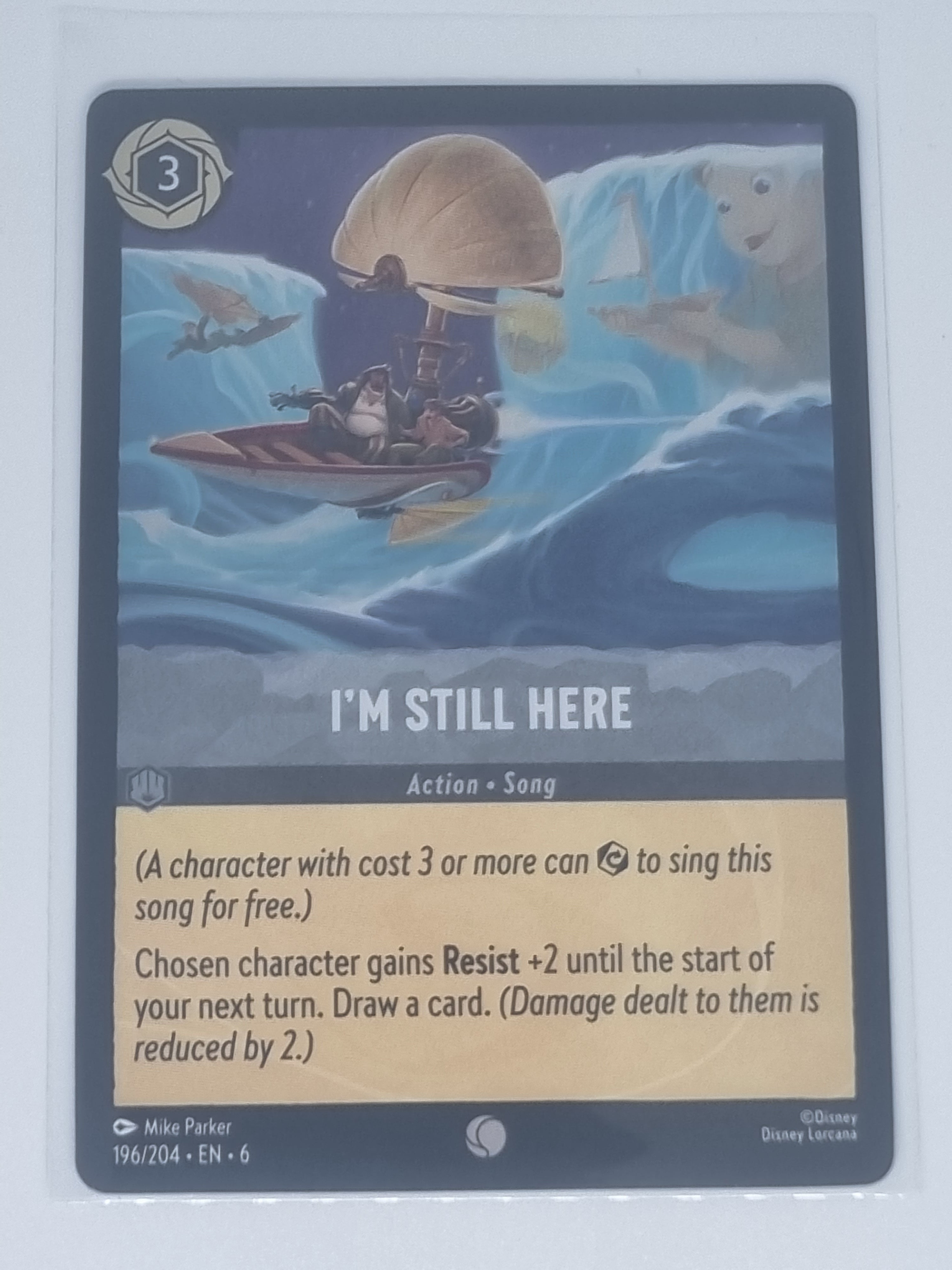 lorcana azurite sea card prices - COLDFOIL - I'm Still Here - #196/204 Style:SAPPHIRE & STEEL buy lorcana cards online Discover stunning original artwork Is the Disney Lorcana