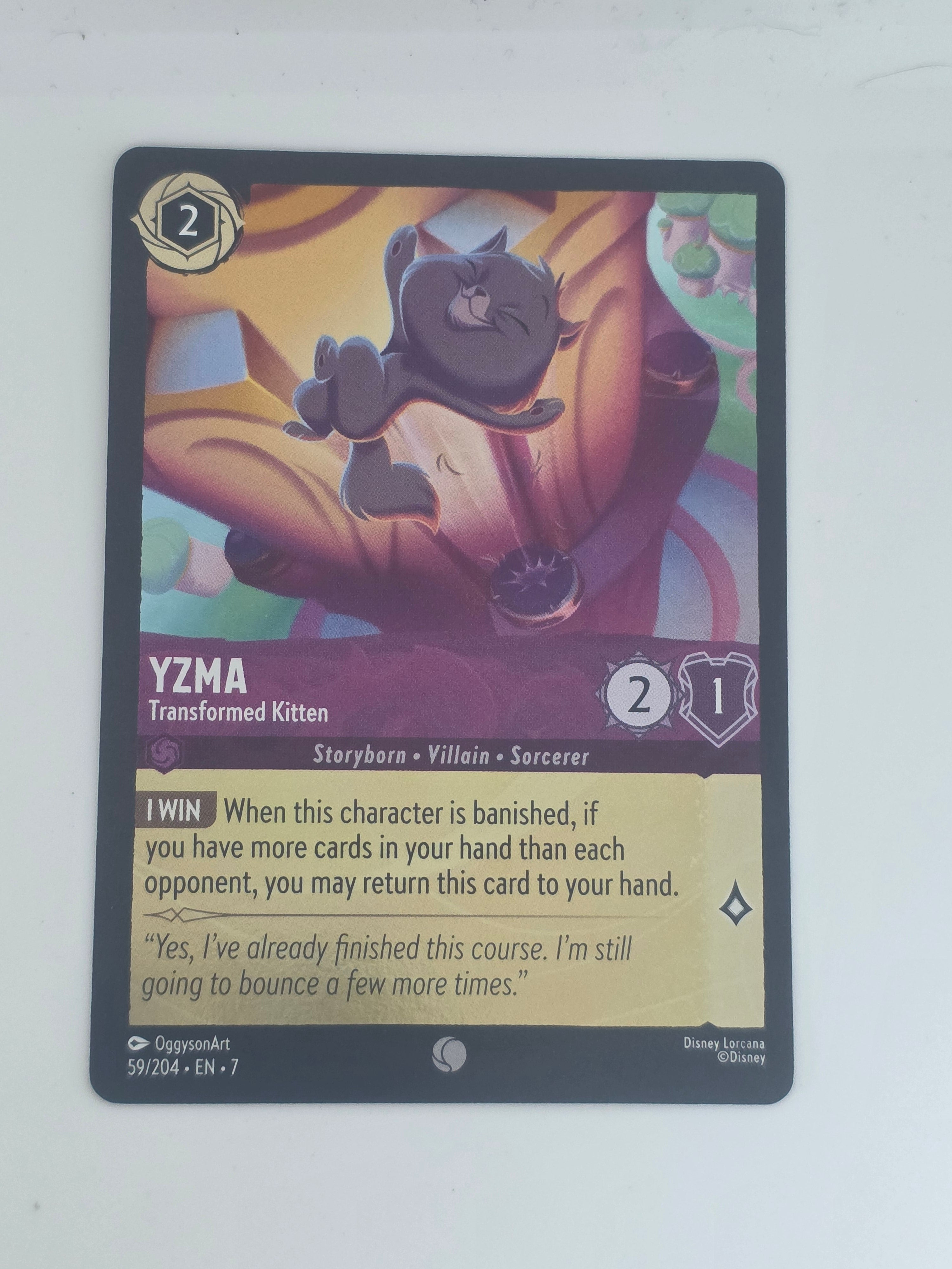 Lorcana Archazia's Island COLDFOIL #59/204 Yzma Transformed into a Kit
