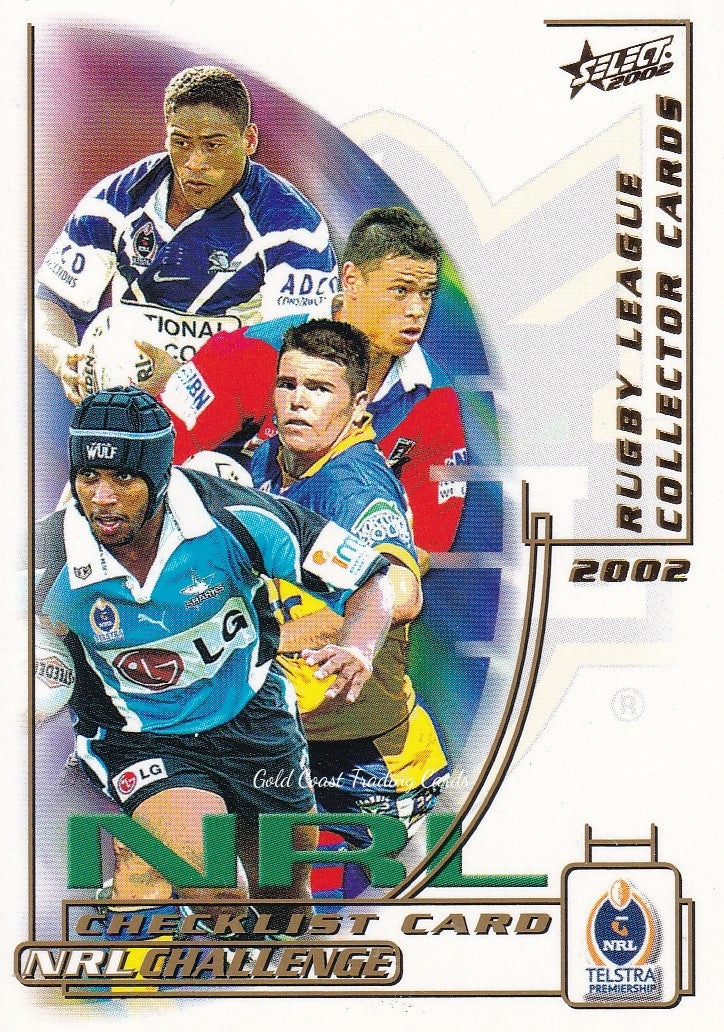 2002 NRL Challenge Trading Cards