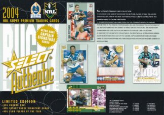 2004 NRL Select Authentic Trading Cards