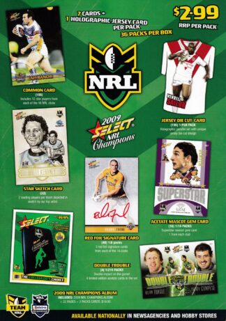 2009 NRL Champions Trading Cards