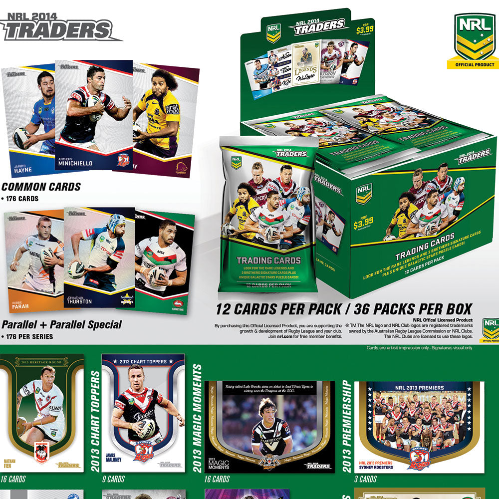 2014 NRL Traders Trading Cards