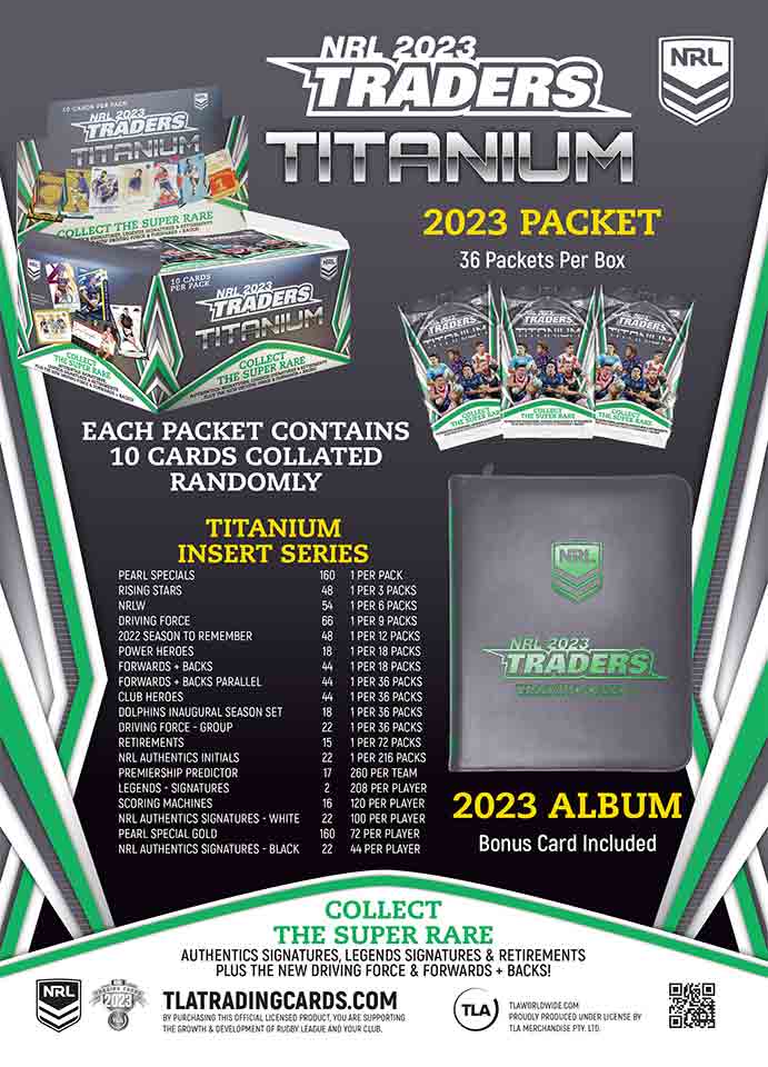 NRL 2023 Traders Trading Cards