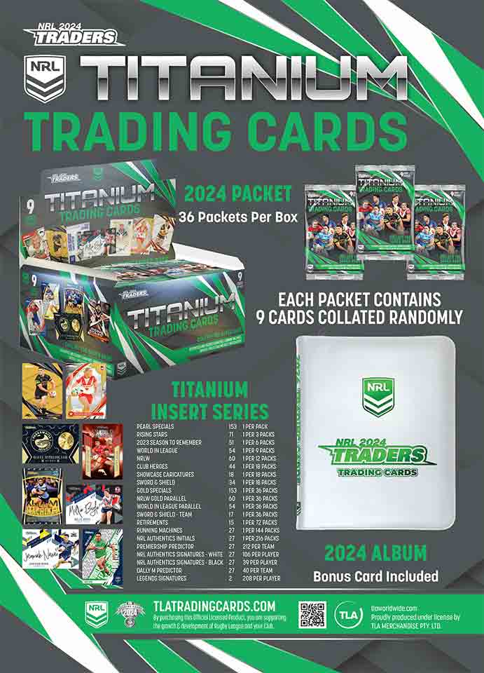 NRL 2024 Traders Trading Cards