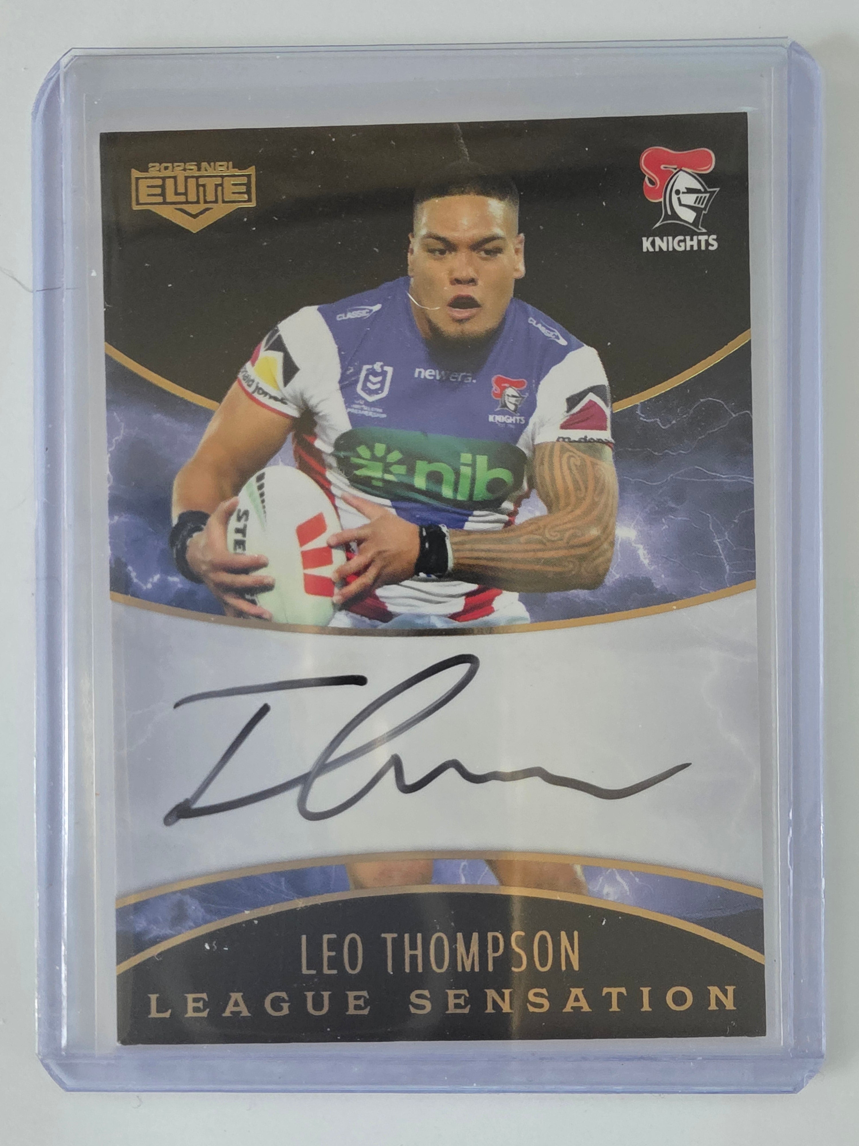 NRL 2025 Elite League Sensations Black Trading Cards