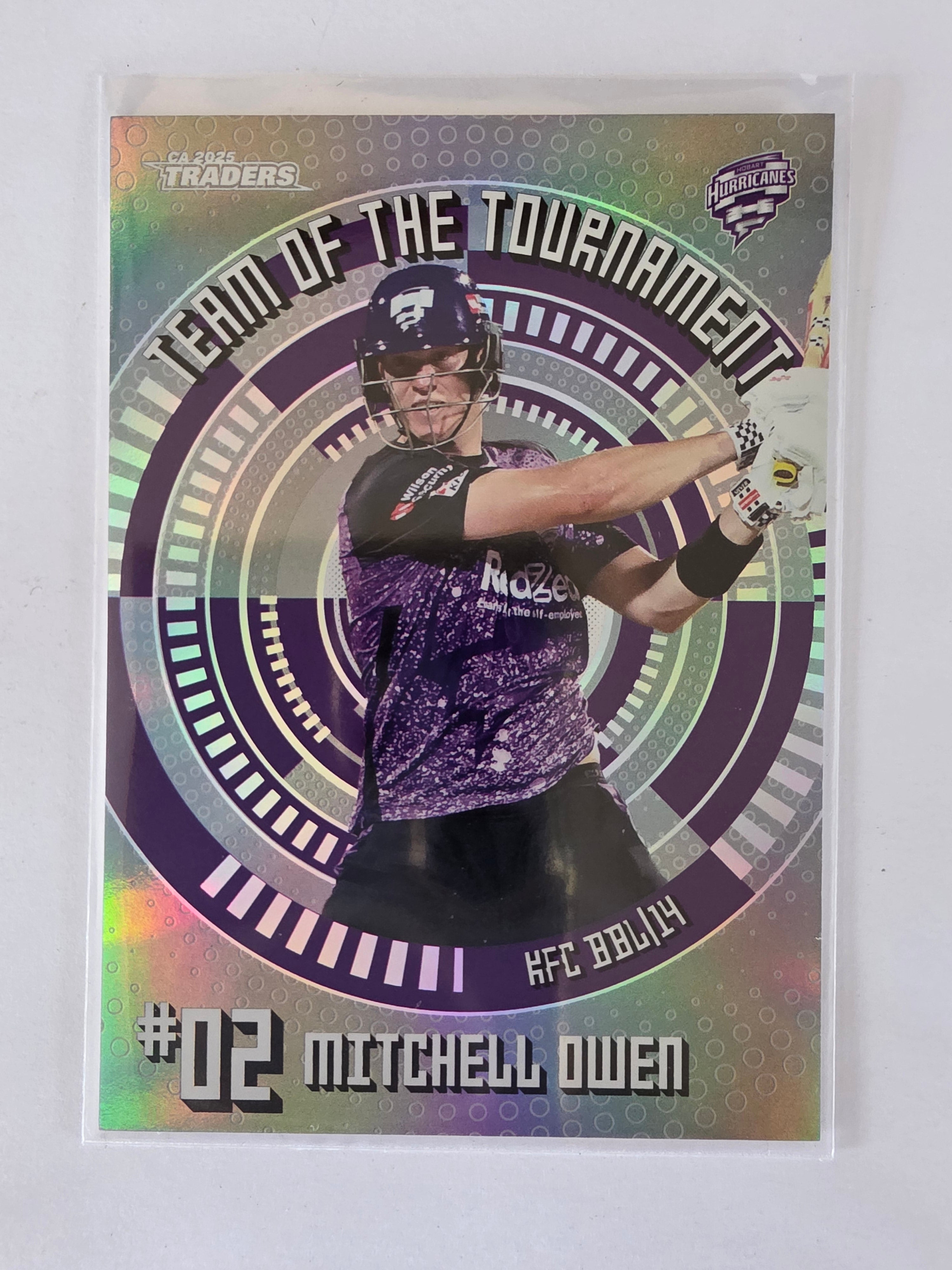 2025-26 Luxe Cricket Team of the Tournament Platinum Trading Cards