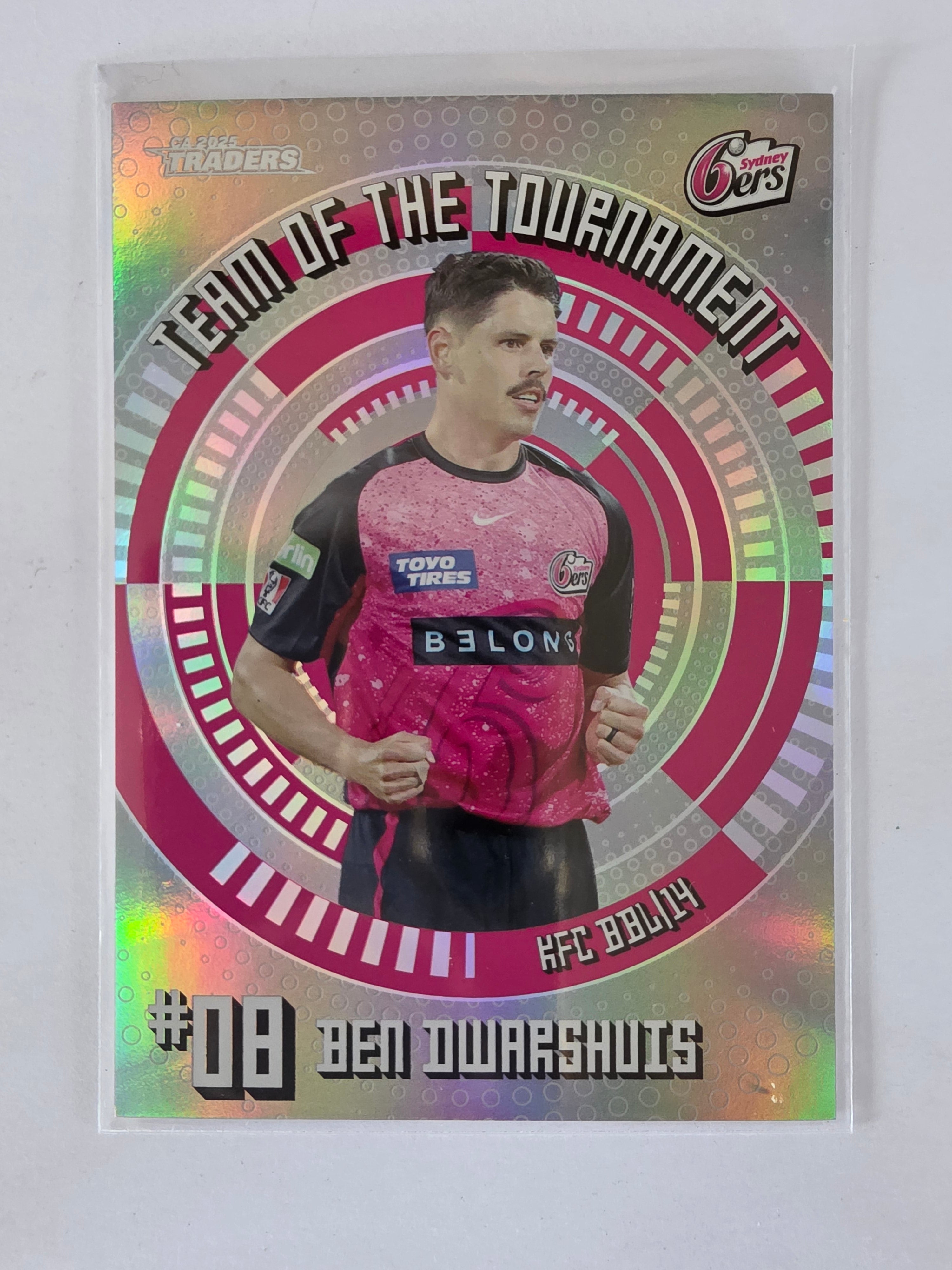 2025-26 Luxe Cricket Team of the Tournament Silver Trading Cards