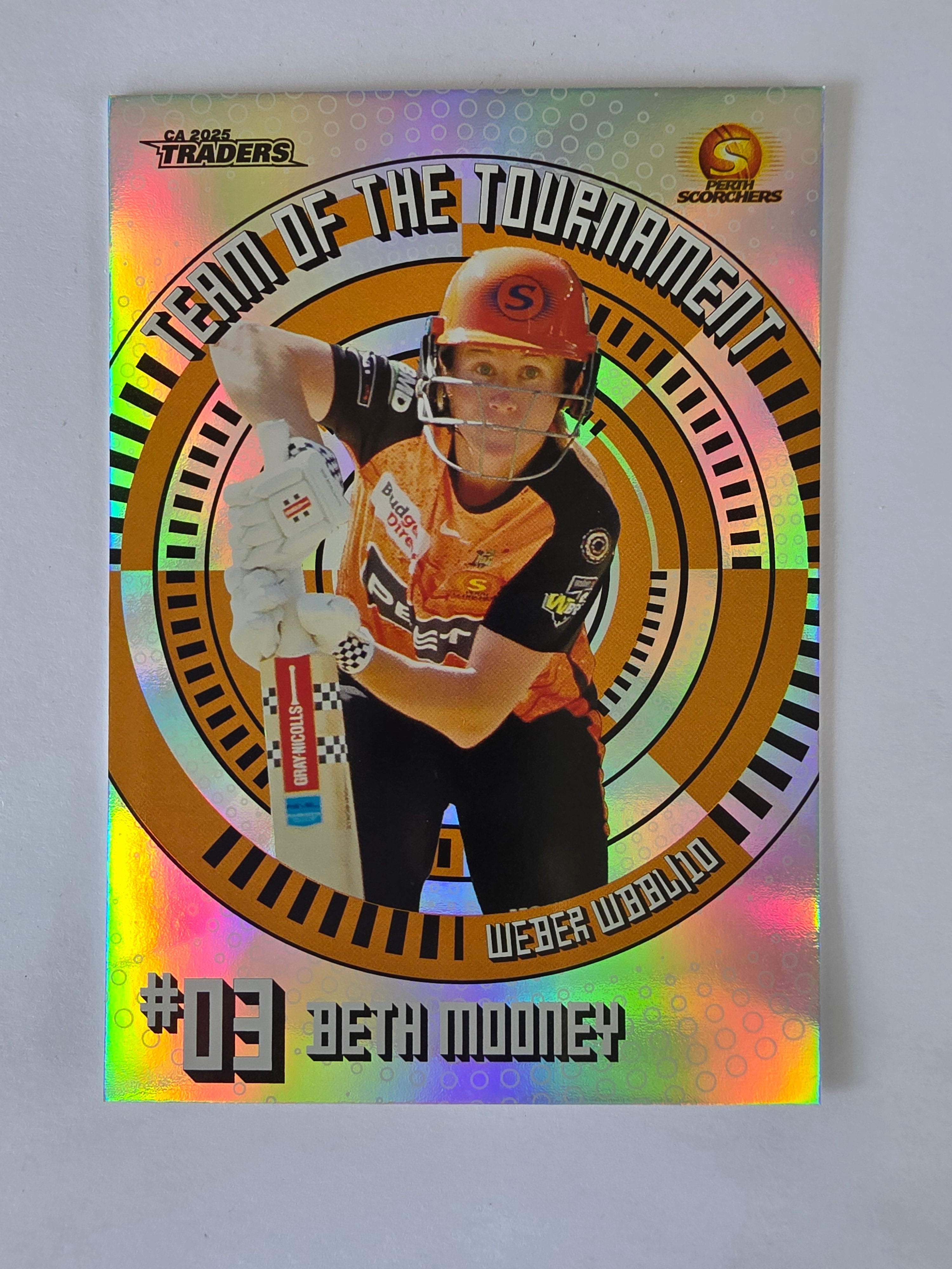 2025-26 Luxe Cricket Team of the Tournament Trading Cards