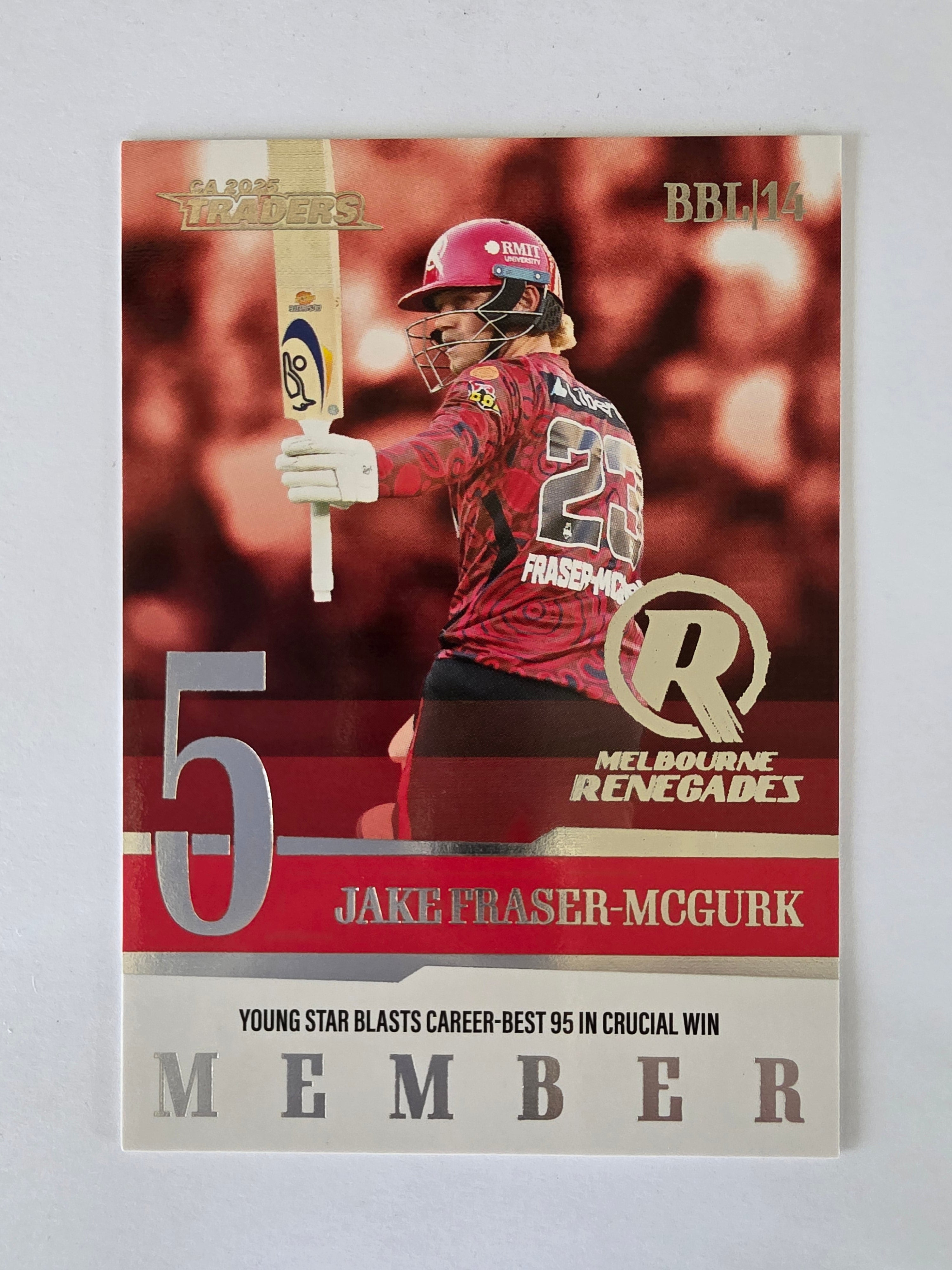 2025-26 Luxe Cricket Season to Remember Trading Cards