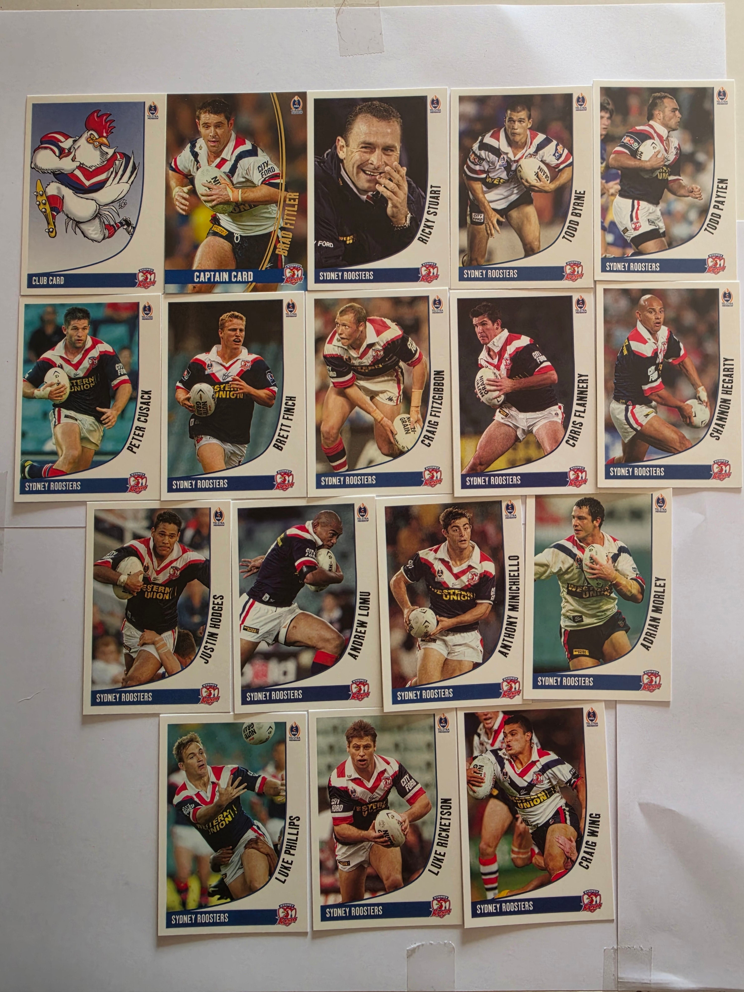 NRL 2003 Daily Telegraph Trading Cards