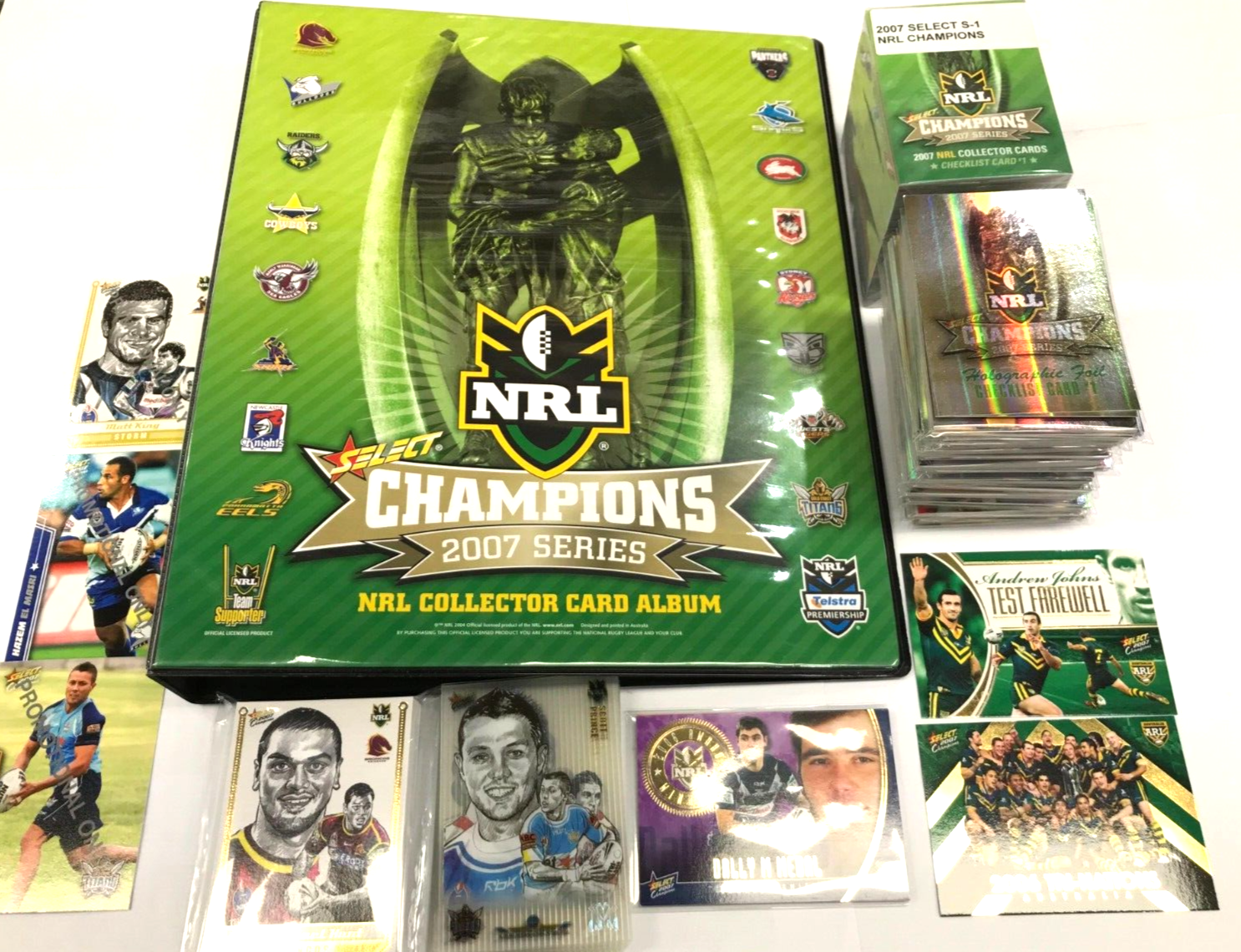 2007 NRL Select Champions Trading Cards