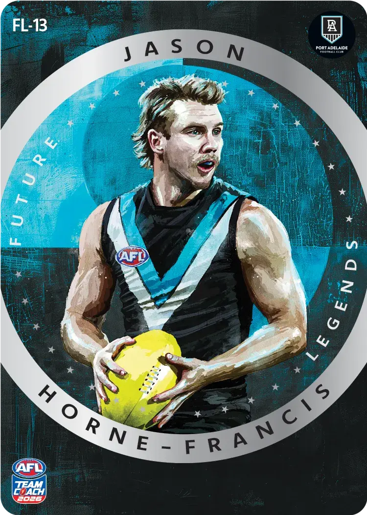 AFL 2026 Teamcoach Future Legends Team trading card of Jason Horne-Francis.
