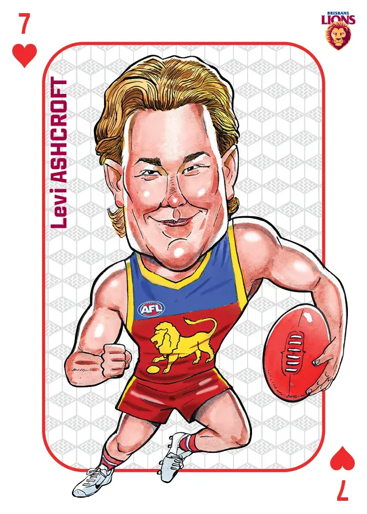 AFL 2026 Teamcoach Rookie Wildcards Playing Cards trading card of Levi Ashcroft.