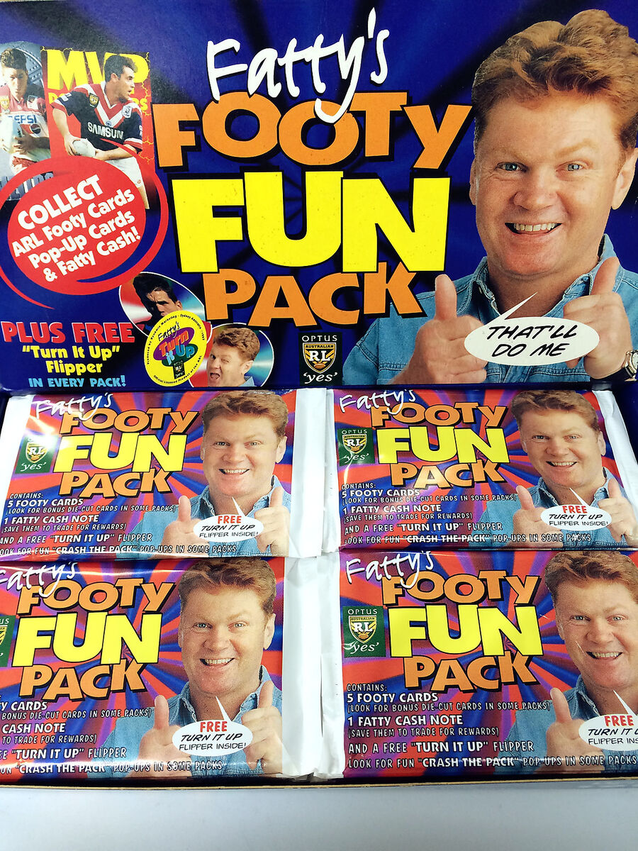 NRL 1997 Dynamic Fatty Fun Pack Trading Cards