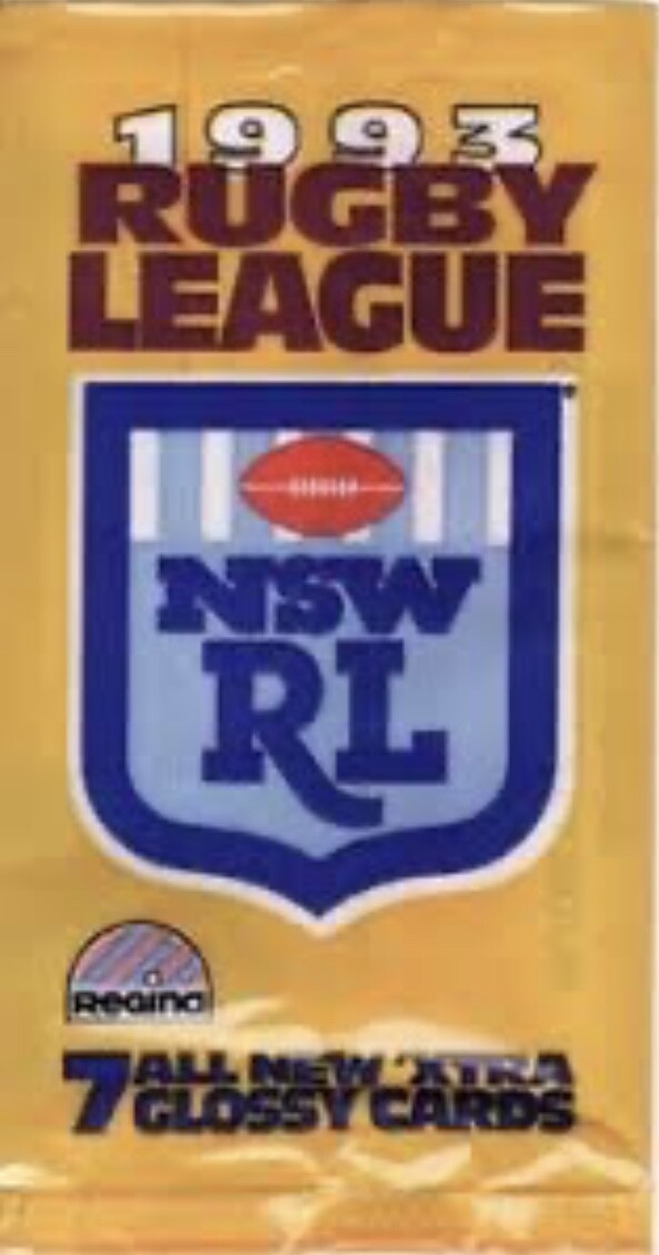 NRL 1993 Regina Trading Cards