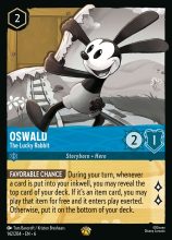 Lorcana Azurite Sea - Oswald - The Lucky Rabbit - #142/204 - Legendary