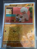 Pokemon TCG Obsidian Flames #116 Rockruff Reverse Holo.