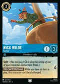 Lorcana Azurite Sea - Nick Wilde - Sharp Fox - #150/204 - Uncommon