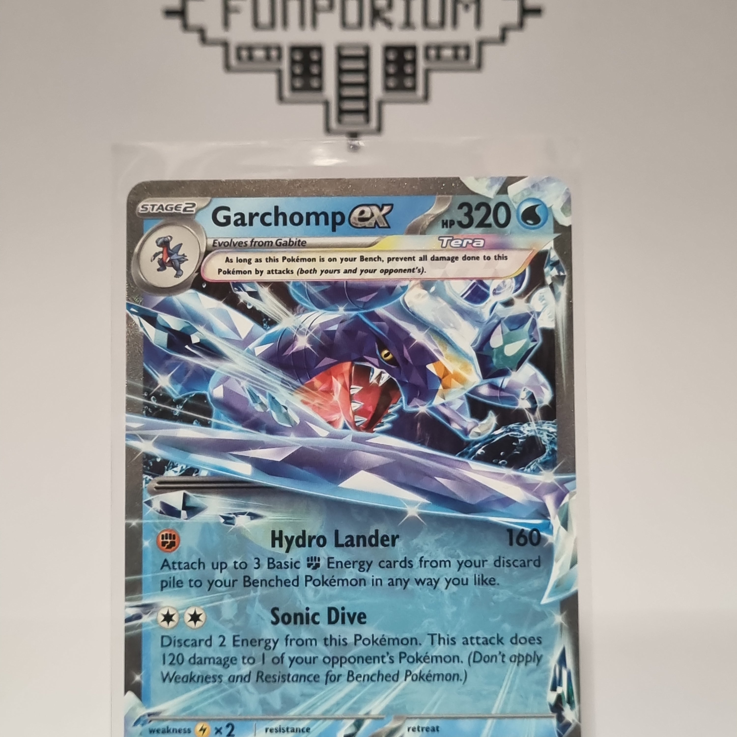 Pokemon TCG: Paradox Rift card - Garchomp EX Double Rare.