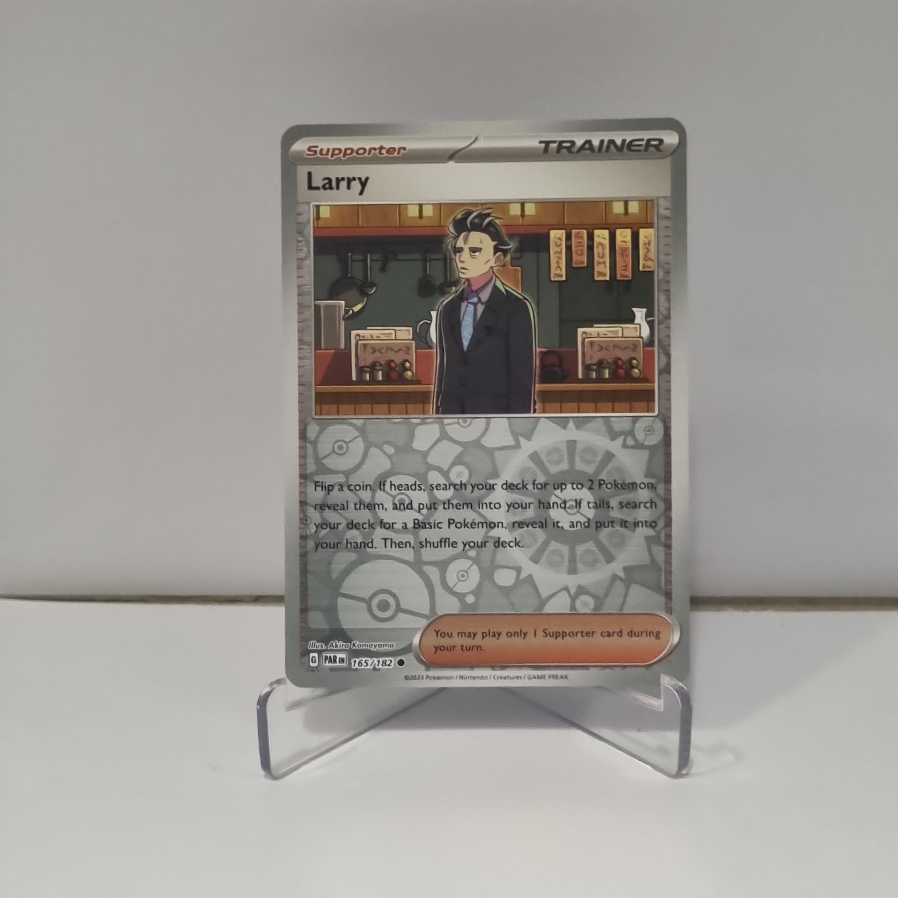 Pokemon TCG: Paradox Rift Reverse Holo card - Larry.
