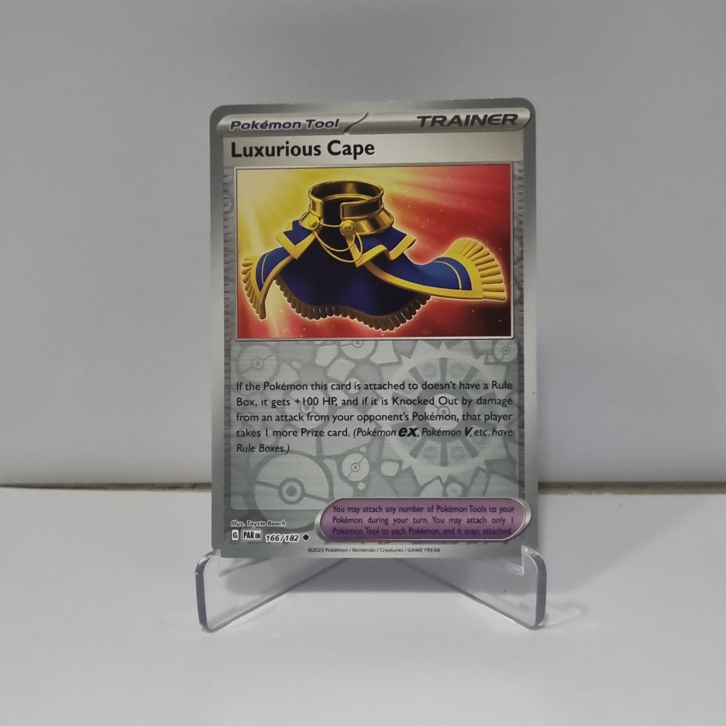 Pokemon TCG: Paradox Rift Reverse Holo card - Luxurious Cape.