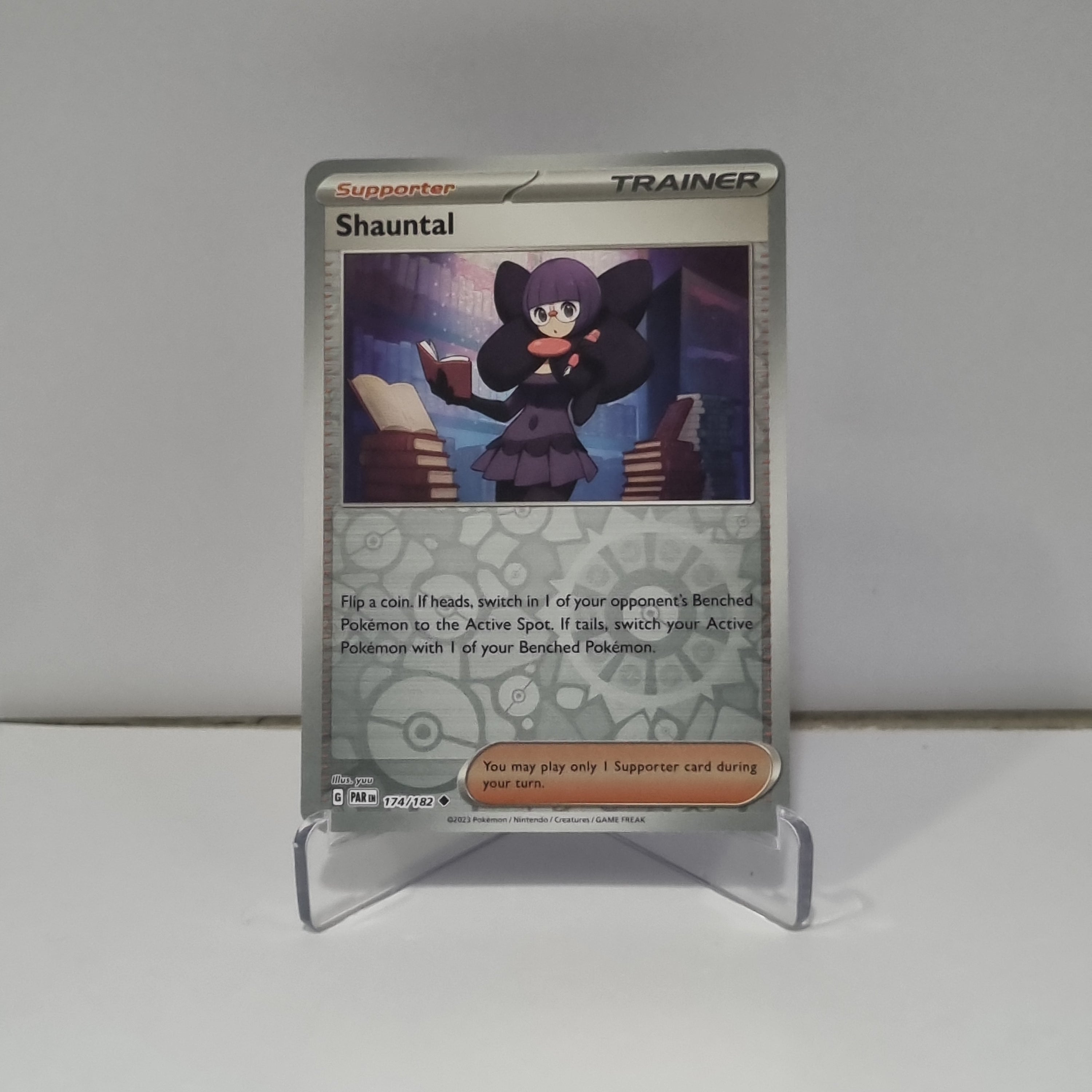 Pokemon TCG: Paradox Rift Reverse Holo card - Shauntal.