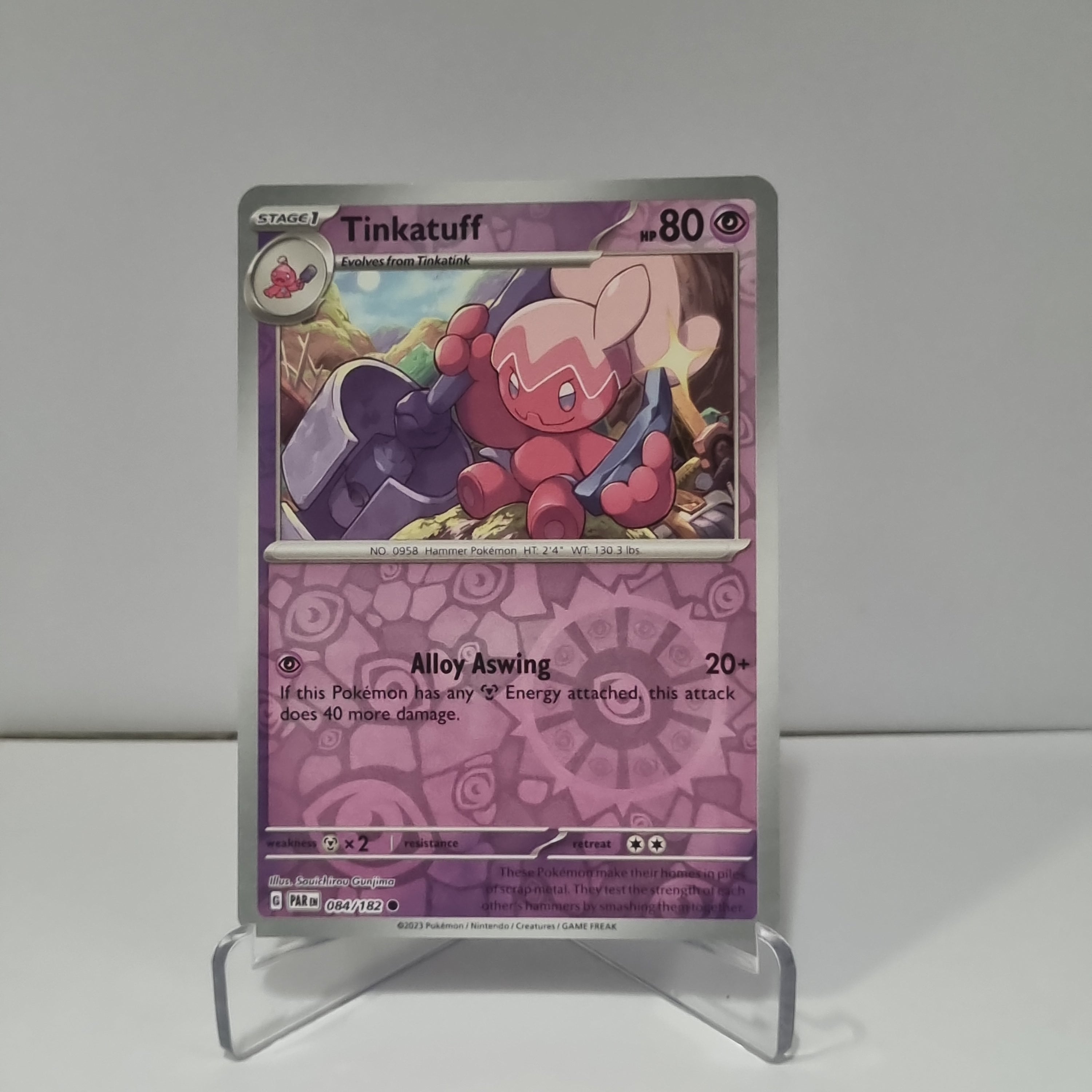 Pokemon TCG: Paradox Rift Reverse Holo card - Tinkatuff.
