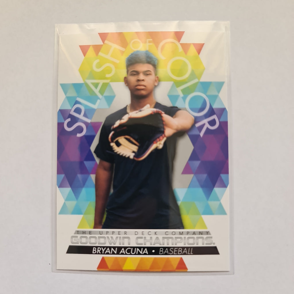 2022 Goodwin Champions - Splash of Color Base - #136 - Bryan Acuna