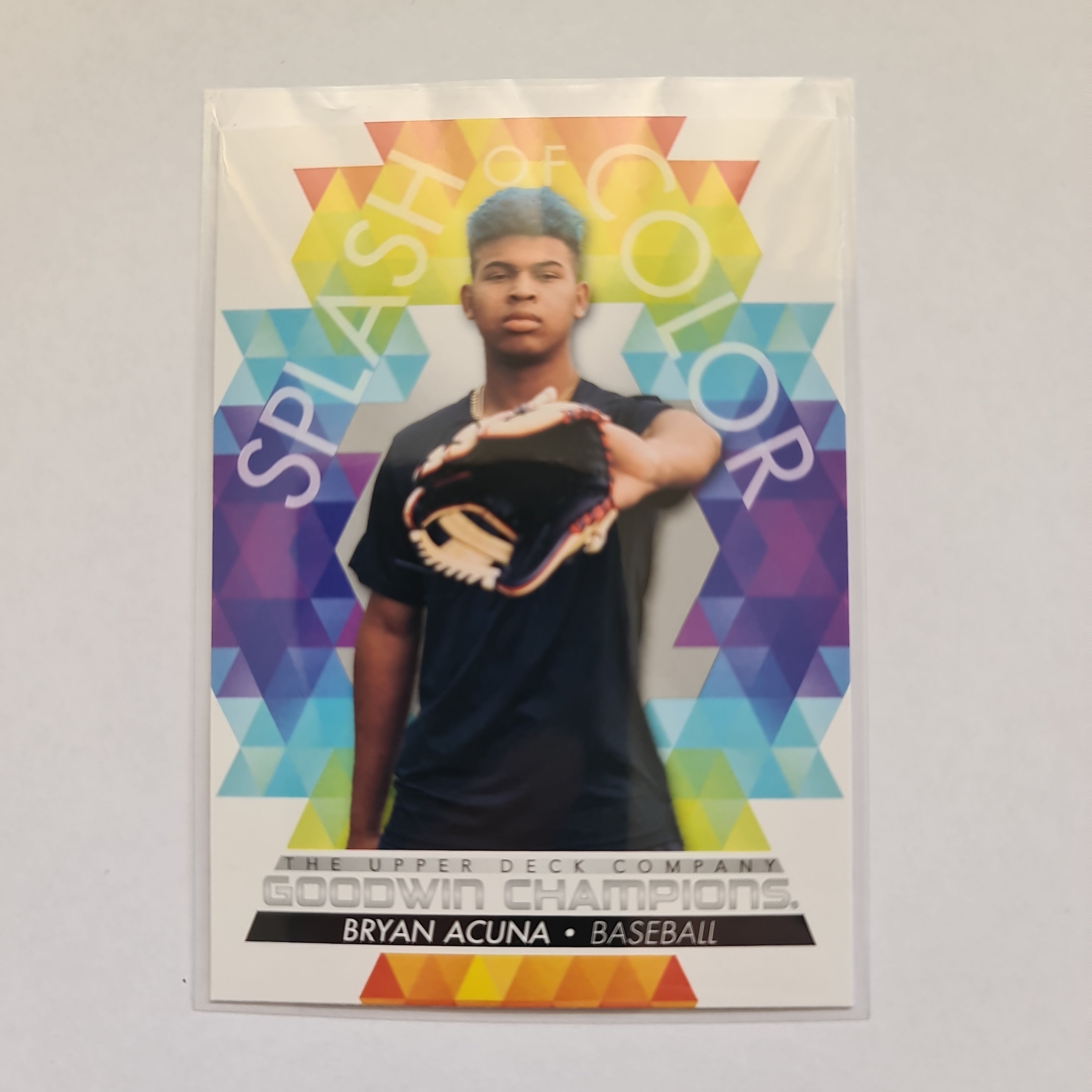 2022 Goodwin Champions - Splash of Color Base - #136 - Bryan Acuna