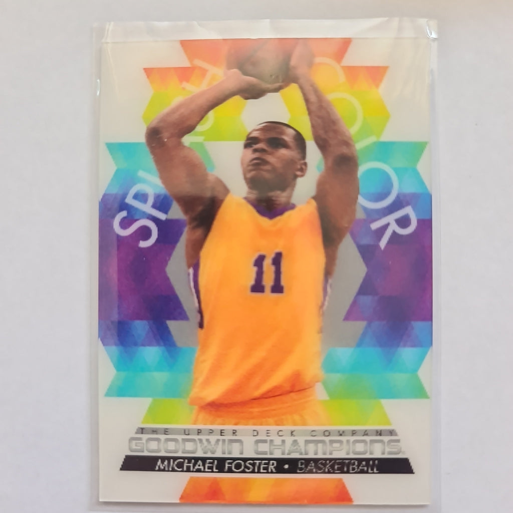 2022 Goodwin Champions Splash of Color 3D Lenticular Michael Foster