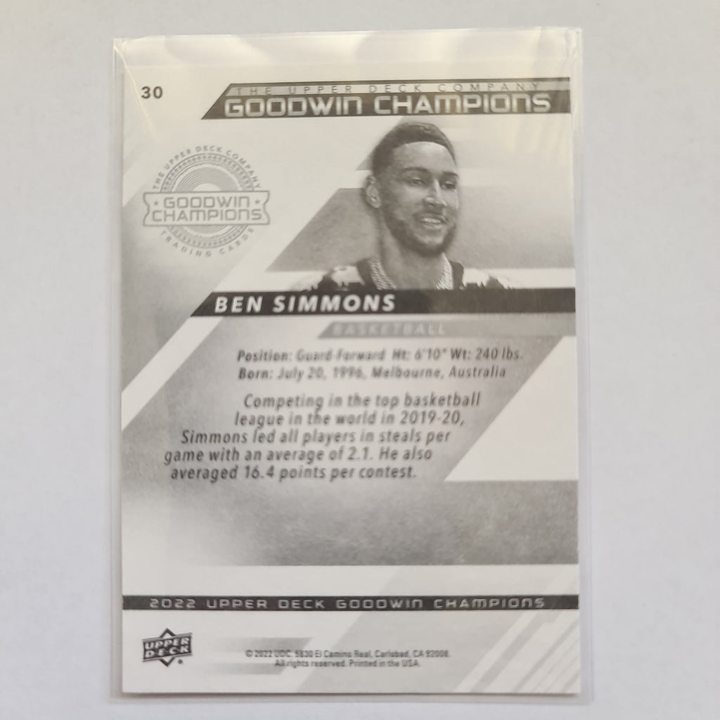 2022 Goodwin Champions - #30 - Ben Simmons