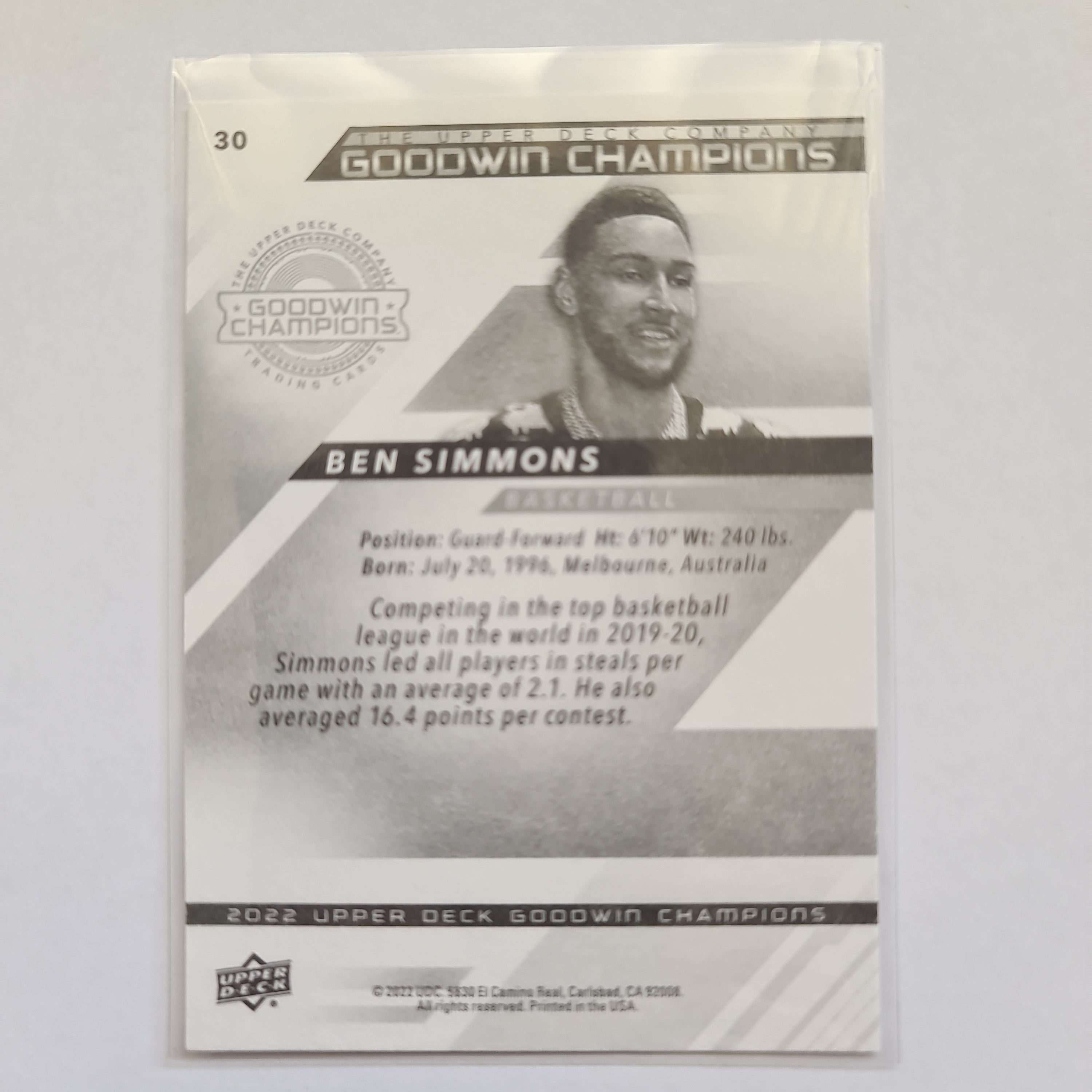 2022 Goodwin Champions - #30 - Ben Simmons