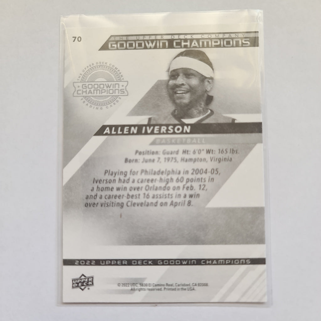 2022 Goodwin Champions - #70 - Allen Iverson