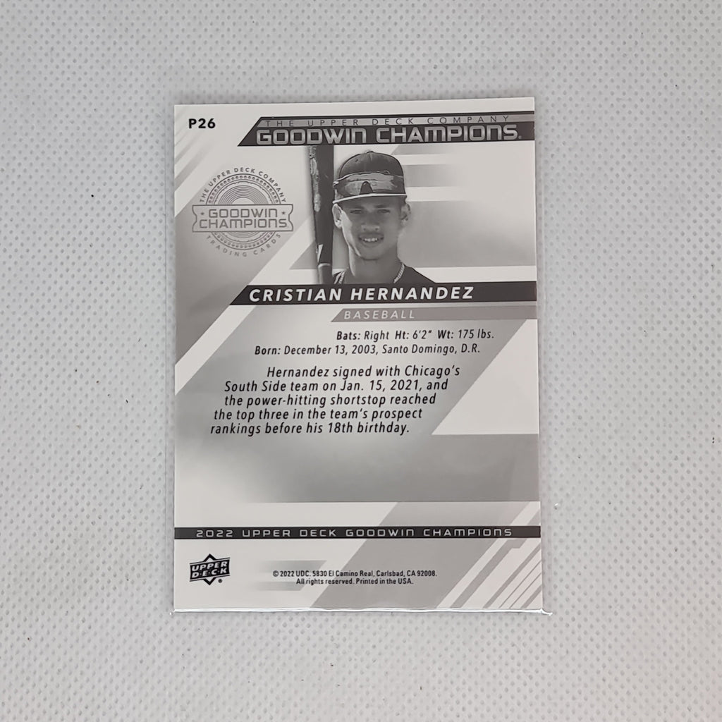 2022 Goodwin Champions - Platinum Set - #P26 - Cristian Hernandez