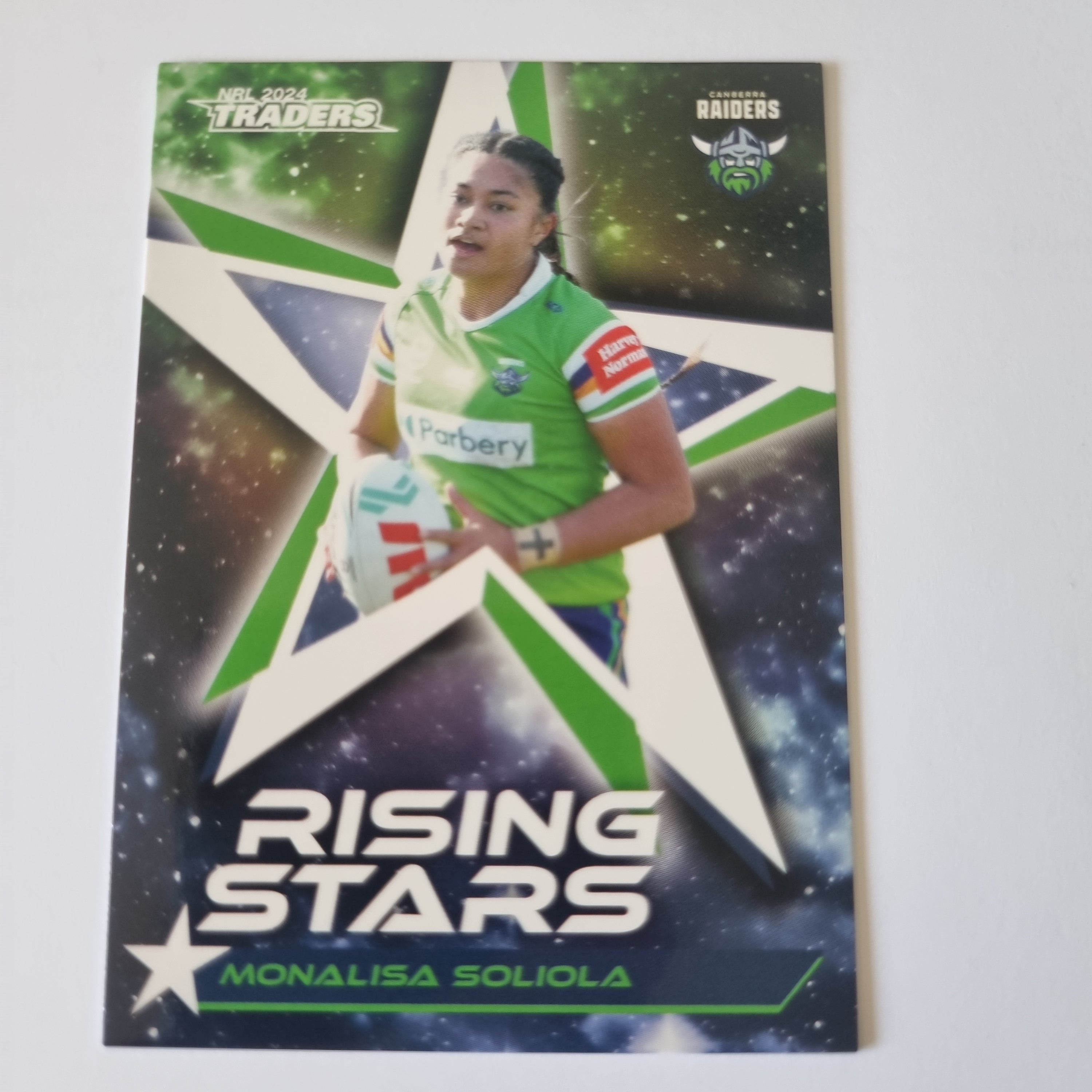 NRL 2024 Traders - Rising Stars - #RS09 - Monalisa Soliola - Raiders
