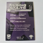 NRL 2024 Traders - Rising Stars - #RS31 - Jonah Pezet - Storm
