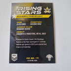 NRL 2024 Traders - Rising Stars - #RS38 - Kulikefu Finefeuiaki Cowboys