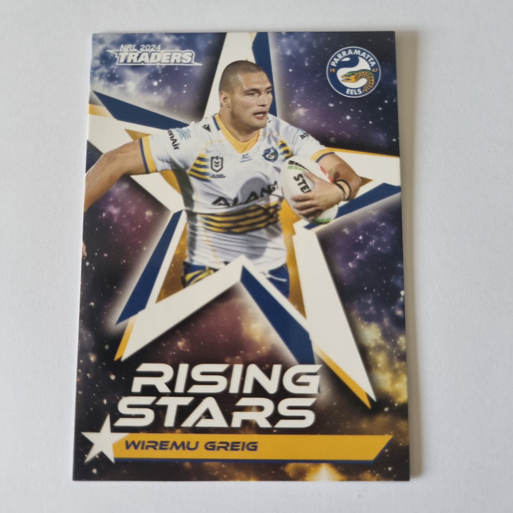 NRL 2024 Traders - Rising Stars - #RS43 - Wiremu Greig - Eels