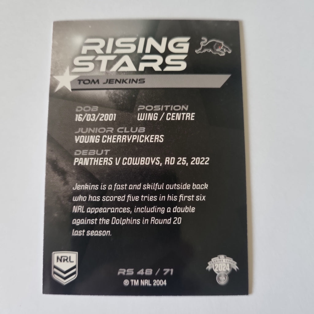 NRL 2024 Traders - Rising Stars - #RS48 - Tom Jenkins - Panthers