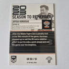 NRL 2024 Traders - Season to Remember SR50 Apisai Koroisau Tigers