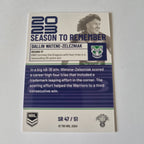 NRL 2024 Traders - Season to Remember SR47 D Watene-Zelezniak Warriors