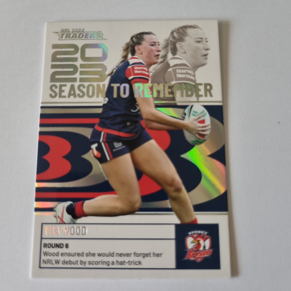 NRL 2024 Traders - Season to Remember - #SR45 - Mia Wood - Roosters