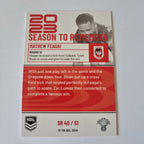 NRL 2024 Traders - Season to Remember - #SR40 - Mathew Feagai Dragons