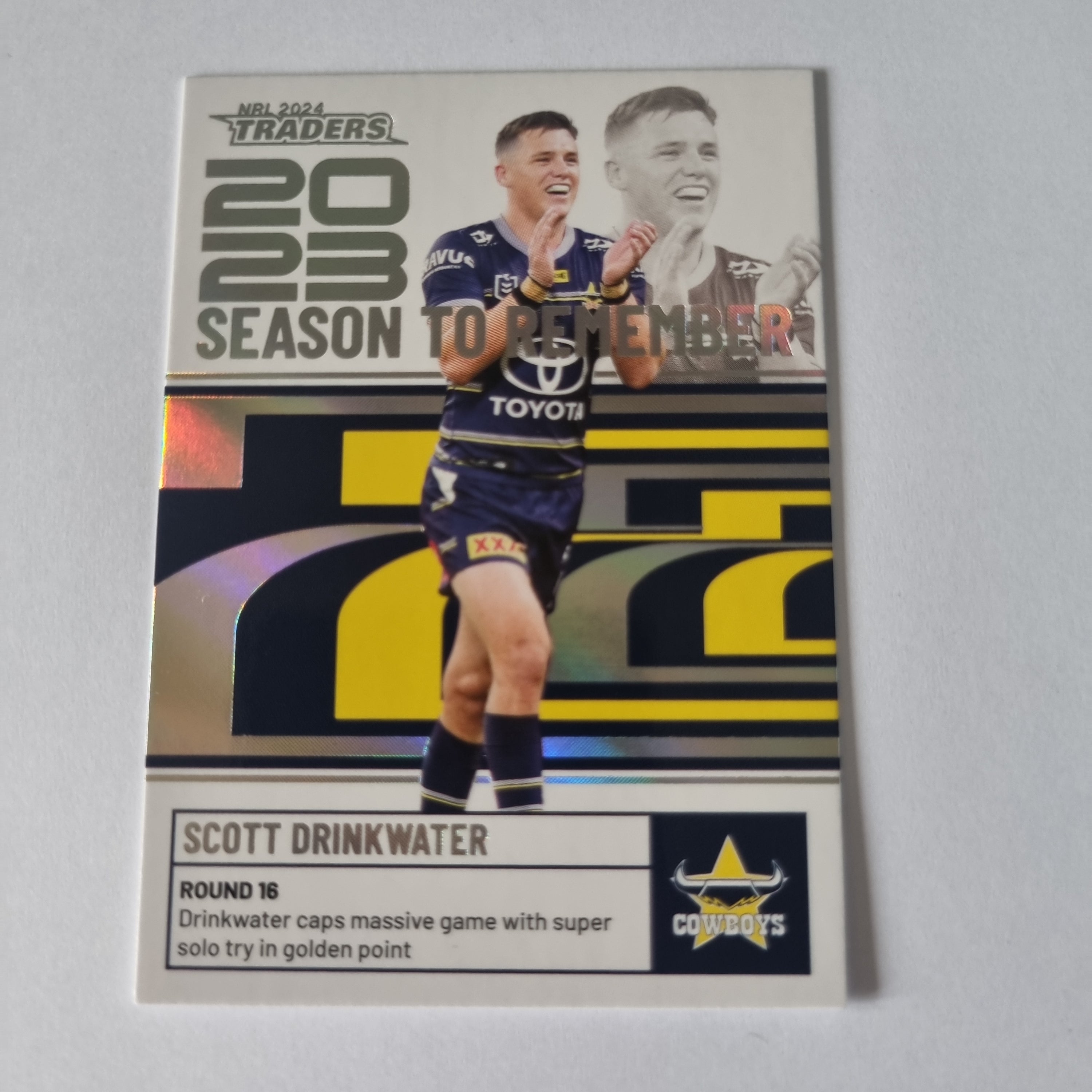 NRL 2024 Traders - Season to Remember - #SR28 Scott Drinkwater Cowboys
