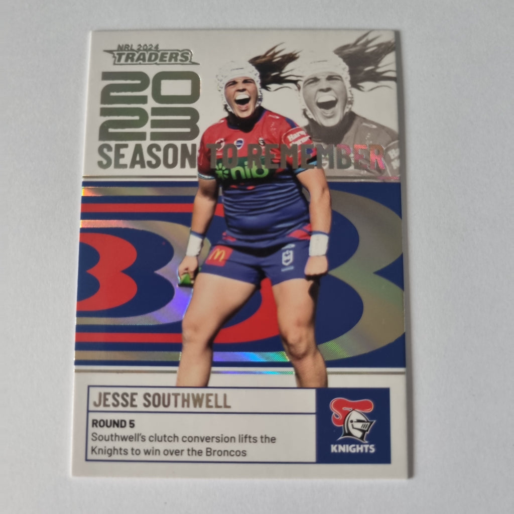 NRL 2024 Traders - Season to Remember - SR27 - Jesse Southwell Knights