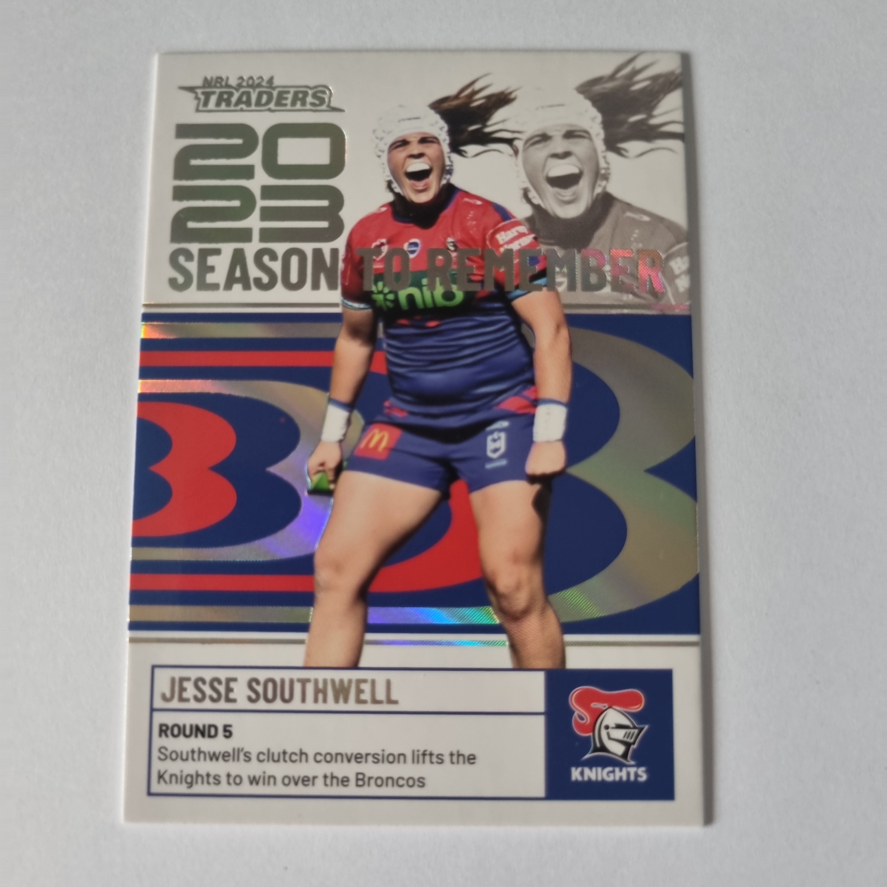 NRL 2024 Traders - Season to Remember - SR27 - Jesse Southwell Knights