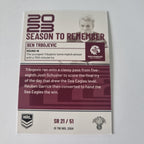 NRL 2024 Traders - Season to Remember - #SR21 Ben Trbojevic Sea Eagles