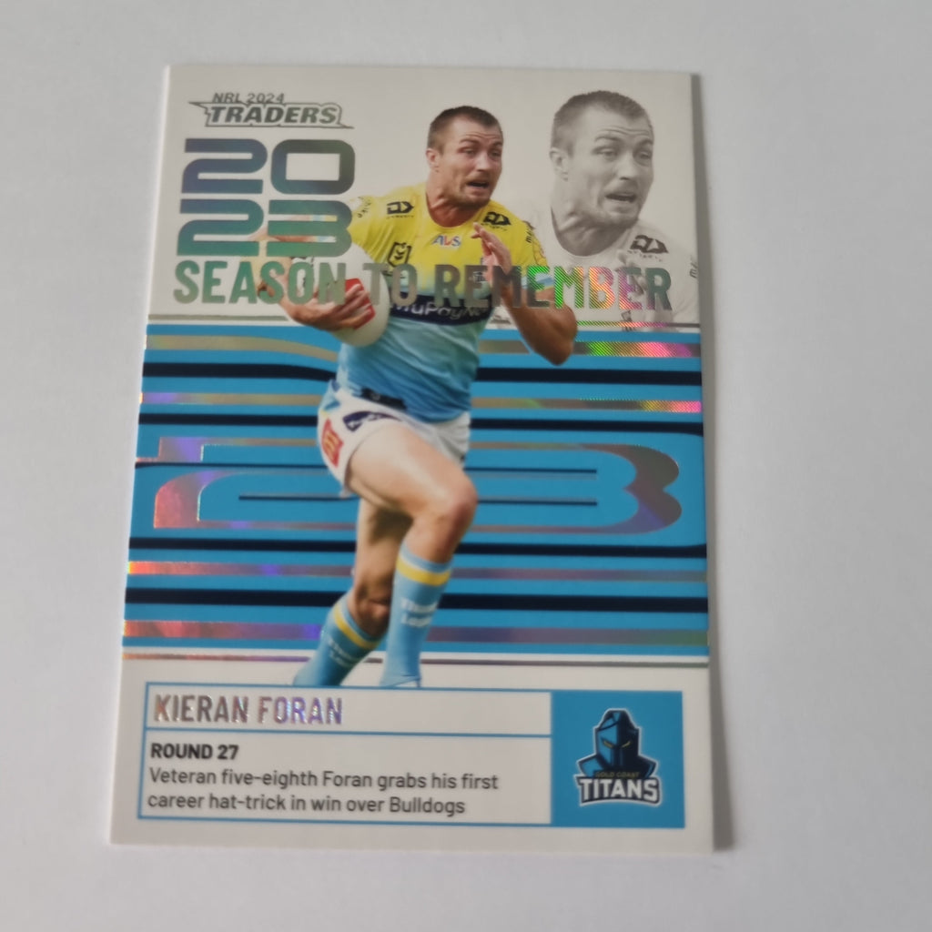 NRL 2024 Traders - Season to Remember - #SR17 - Kieran Foran - Titans