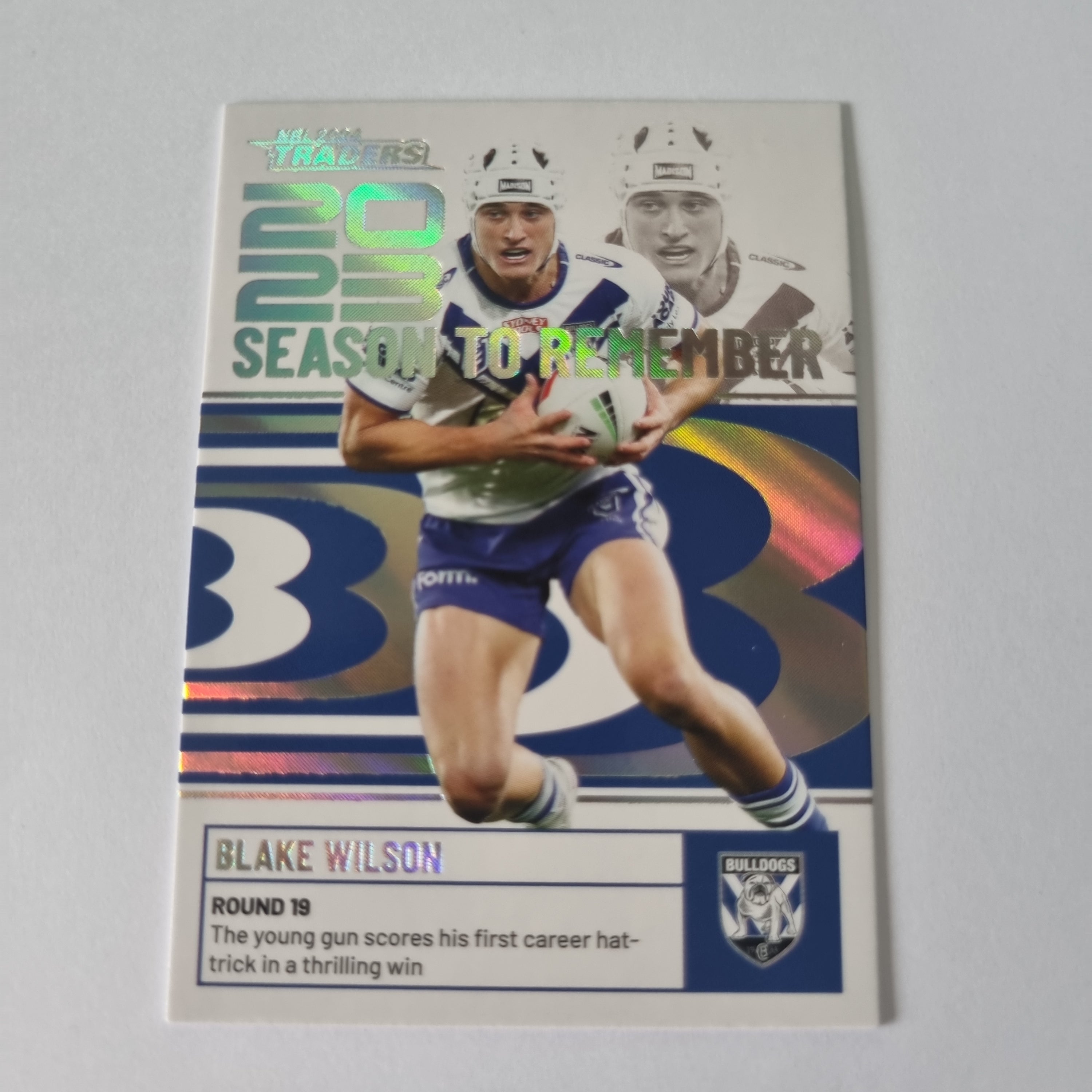 NRL 2024 Traders - Season to Remember - #SR09 - Blake Wilson Bulldogs